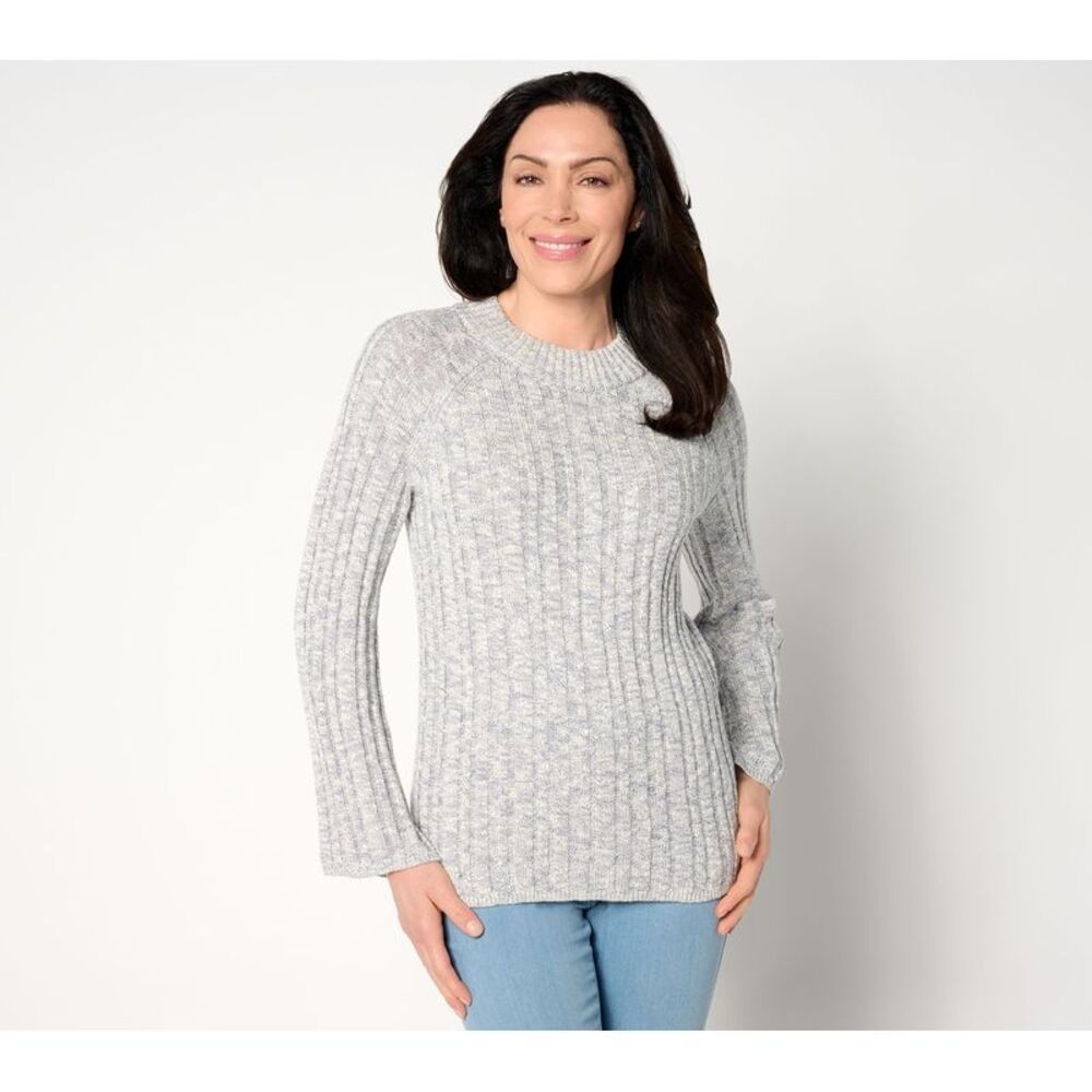 SUNNYLiFE Women's Top Sweater Sz L LOGO Lab by Lori Multi-colored